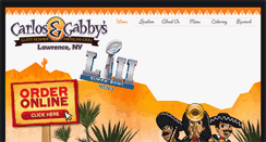 Desktop Screenshot of carlosandgabbys.com